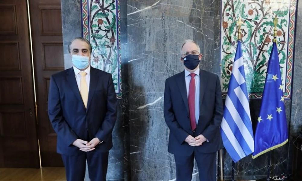 Συνάντηση Πρόεδρου της Βουλής με Πρέσβη του Κατάρ στην Αθήνα